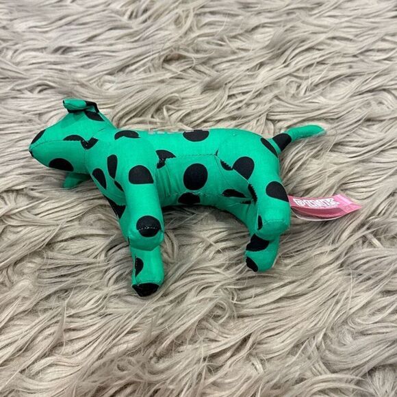 Victorias Secret PINK Mascot dog green with polka dots and Happy - Picture 3 of 8